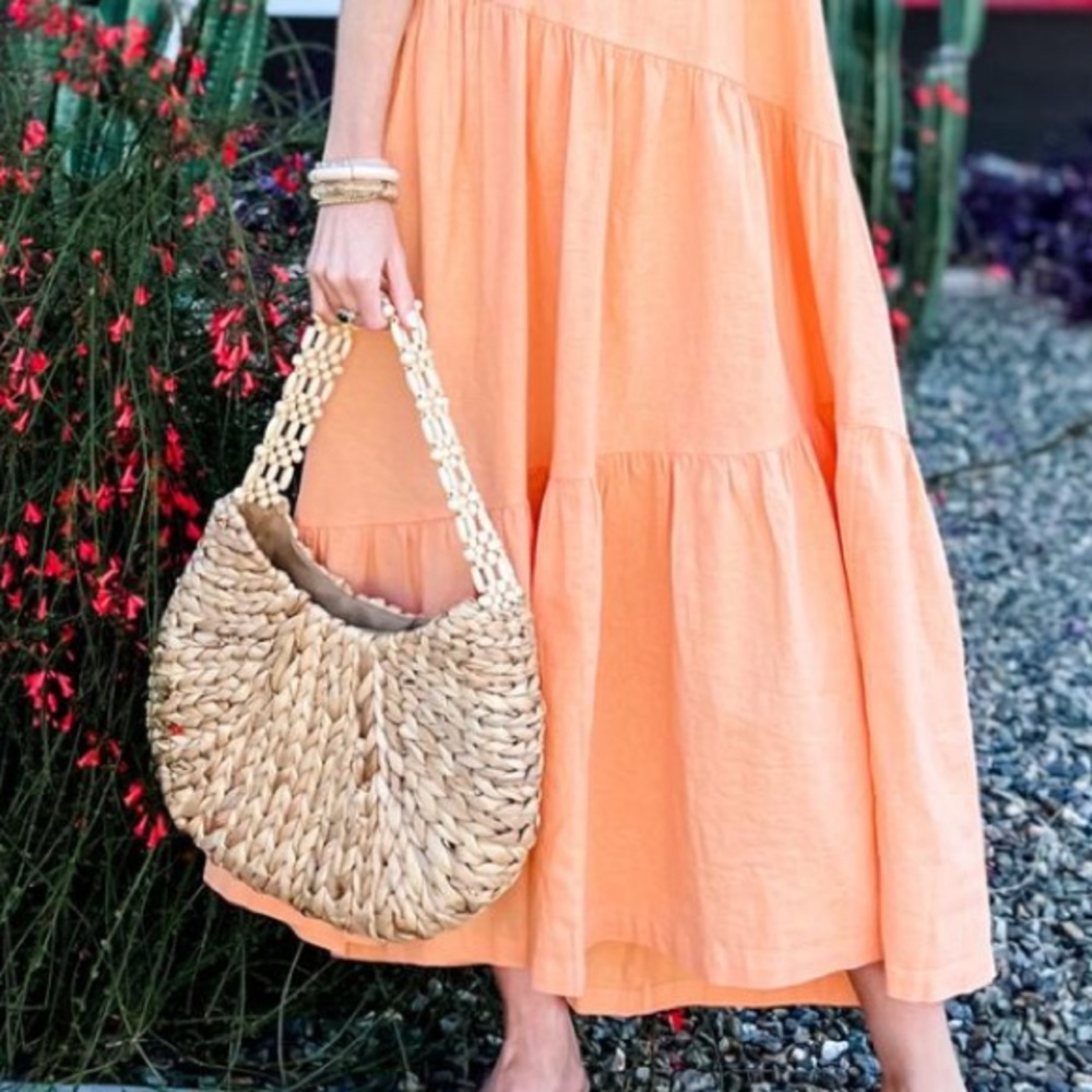 Straw Tote NWOT